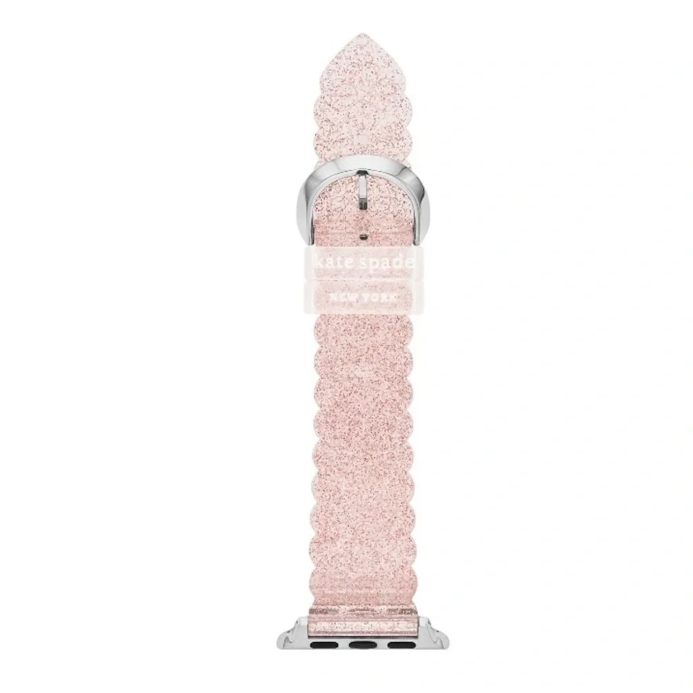 Kate Spade New York Apple Watch Band Rose Glitter Adjustable 38/40mm 90's